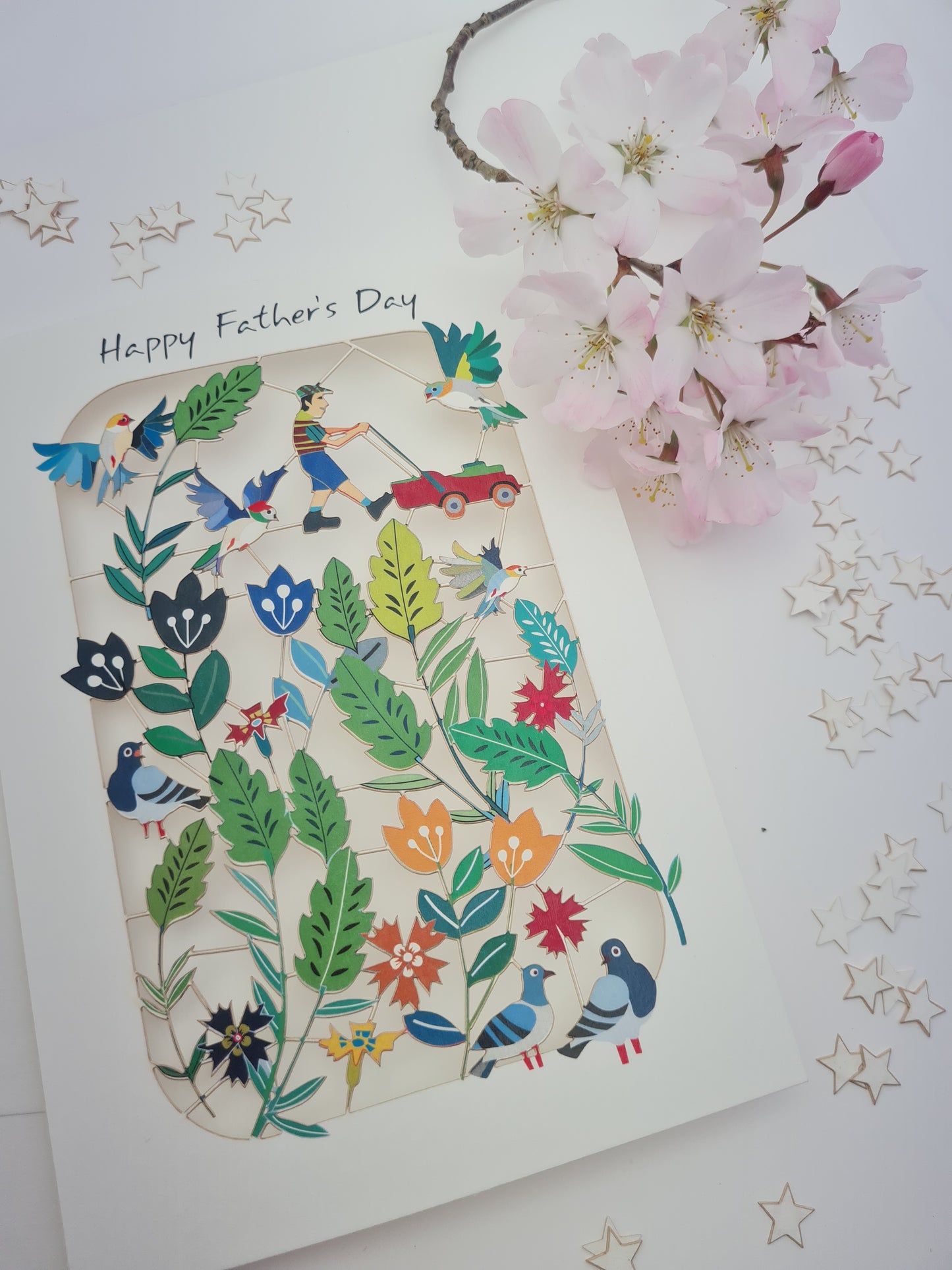 Man Gardening - ''Happy Father's Day'' - Fathers Day Card - PMF011