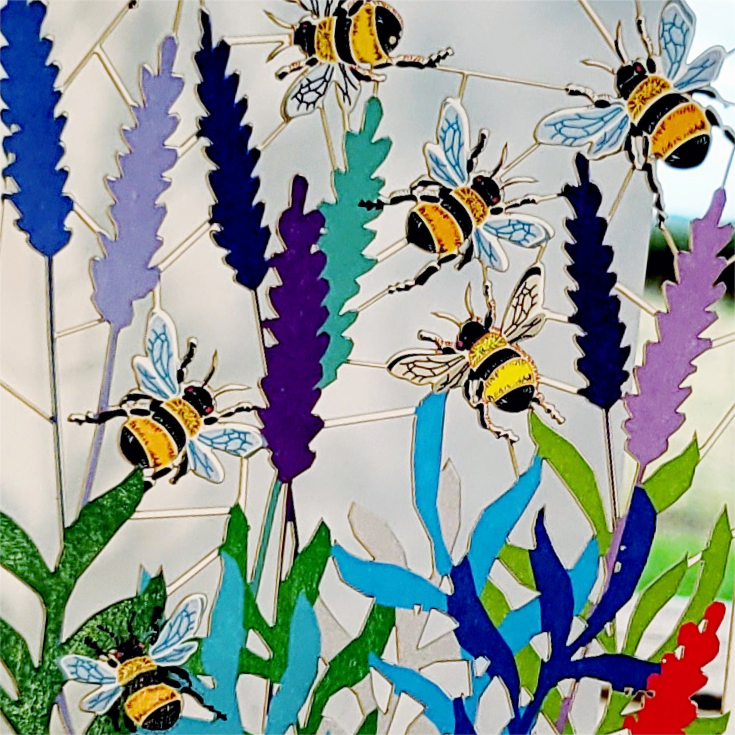 Age 75 Birthday Card, 75th Birthday Card, Bee Card - Be075
