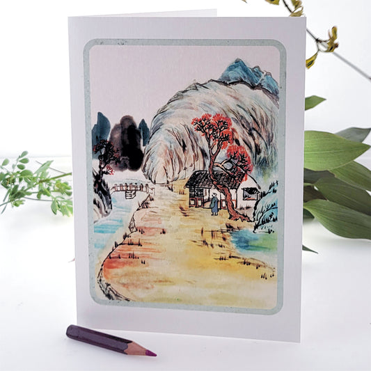 Riverside Cottage - Blank - House Card - D03