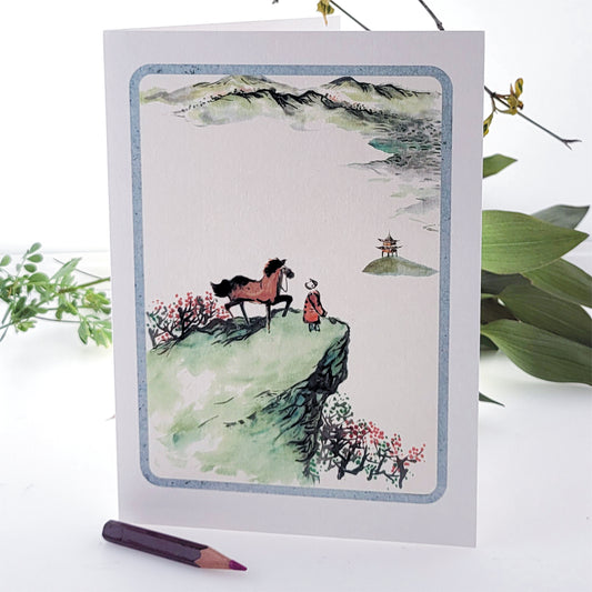 Horse Whisperer - Blank - Horse Card - D04