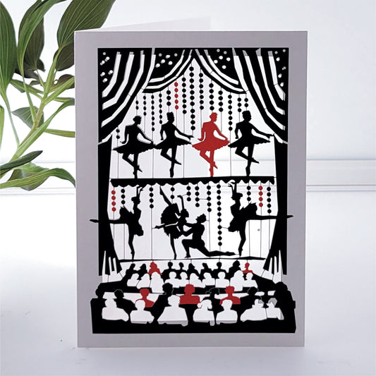 Night at the Ballet - Blank - Theatre Card - E53