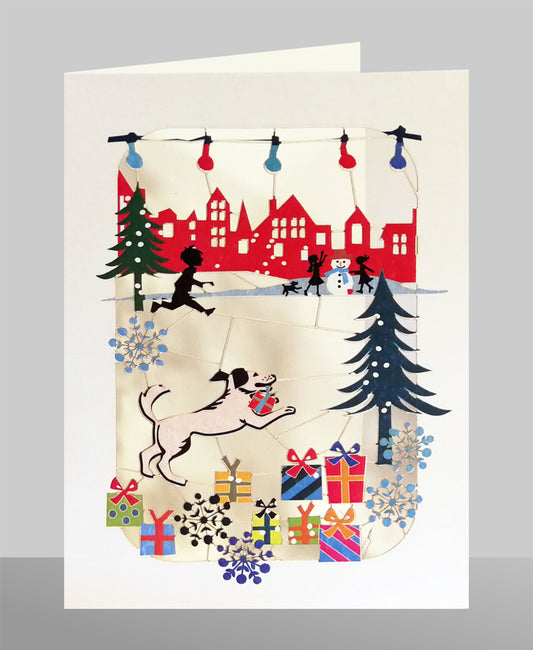 Christmas Puppy - Christmas Card - Blank - #XP-037