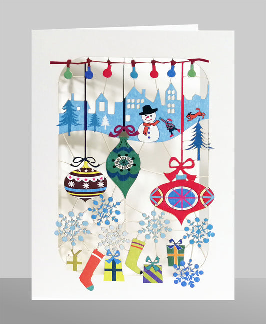 Christmas Decorations - Christmas Card - Blank - #XP-039