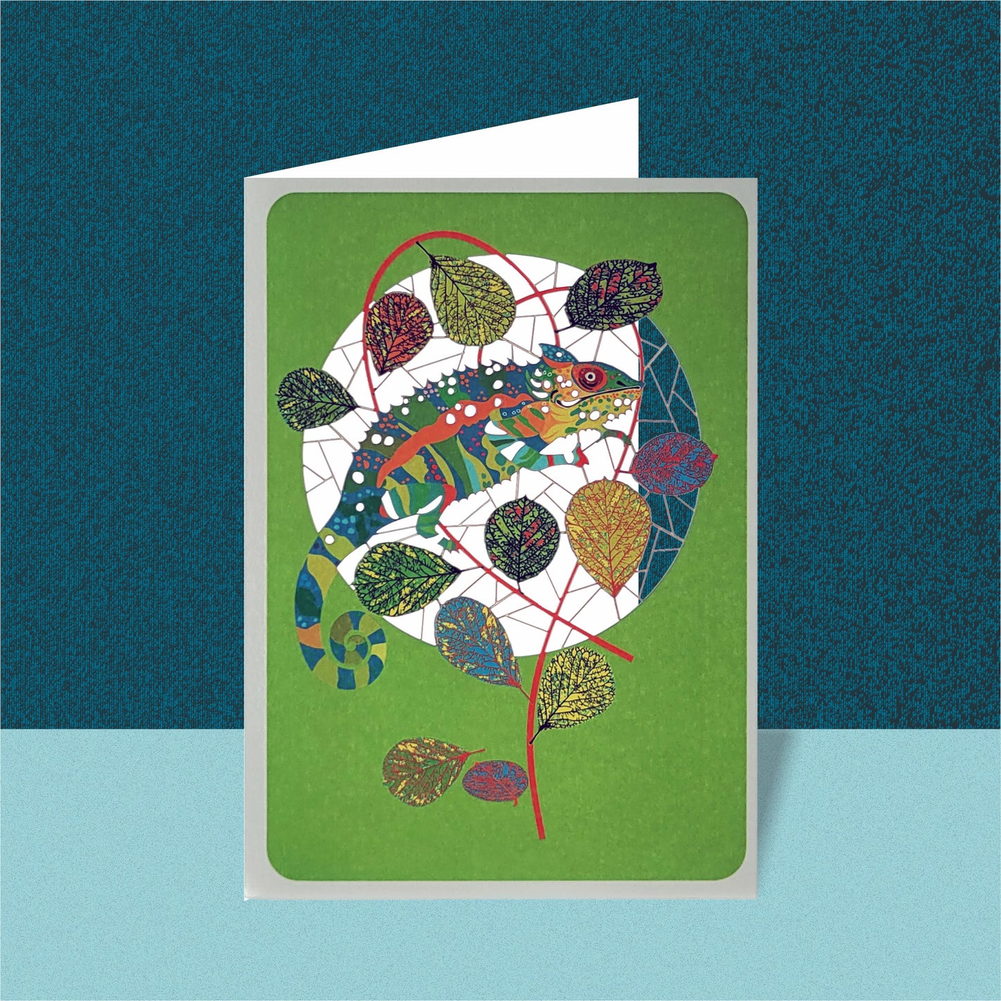 Chameleon Greetings Card - Blank - Reptile Card - PM171