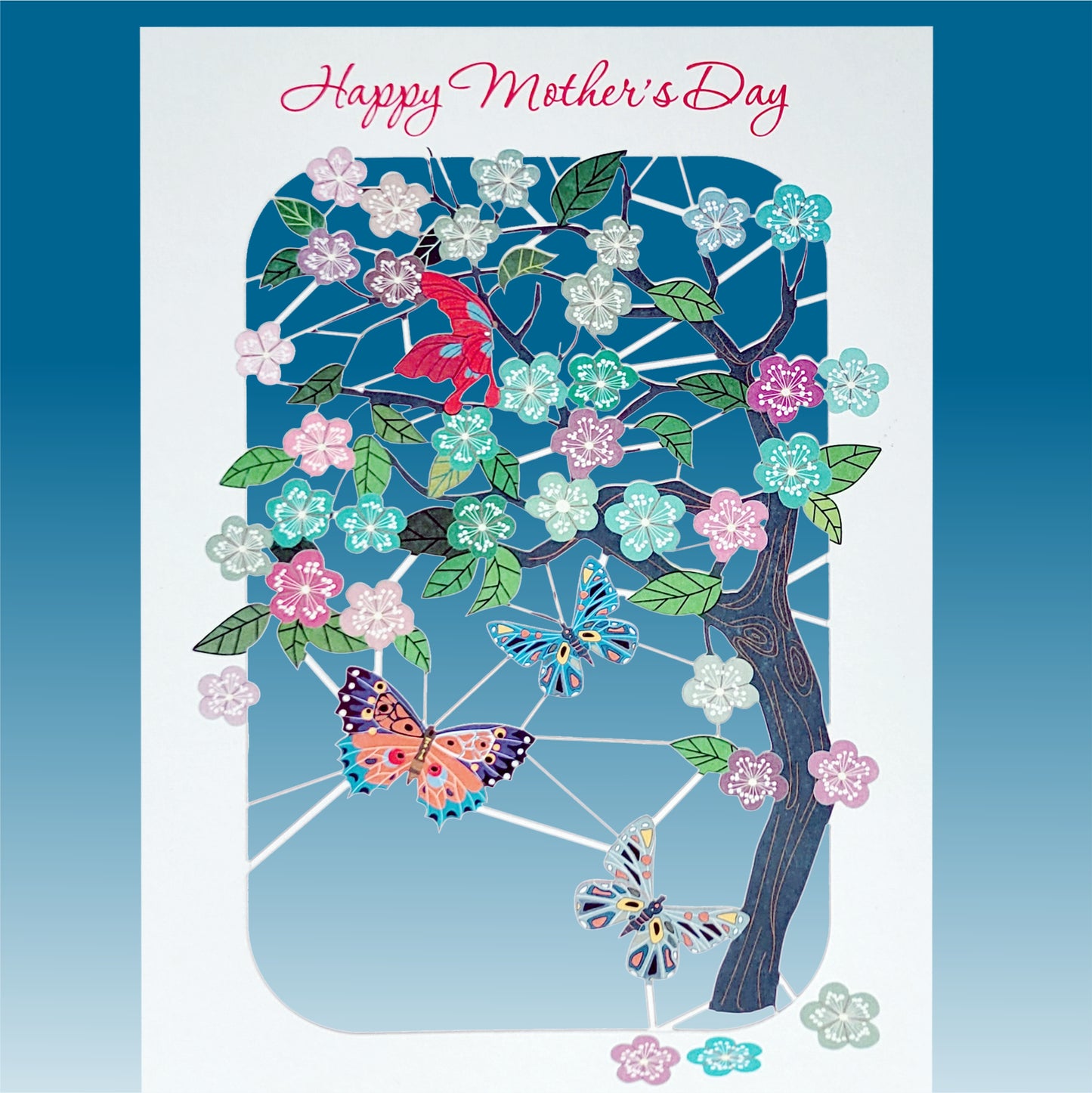 Blossom Tree - ''Happy Mothers Day'' - Mother's Day Card - PMM 024