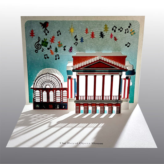 Pop Up - ''The Royal Opera House'' - Christmas Card - 3d Card, Pop Up Card - #POP-075