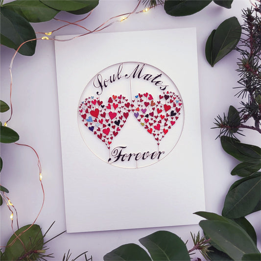 Love/Valentines Card - ''Soul Mates Forever'' VPM005