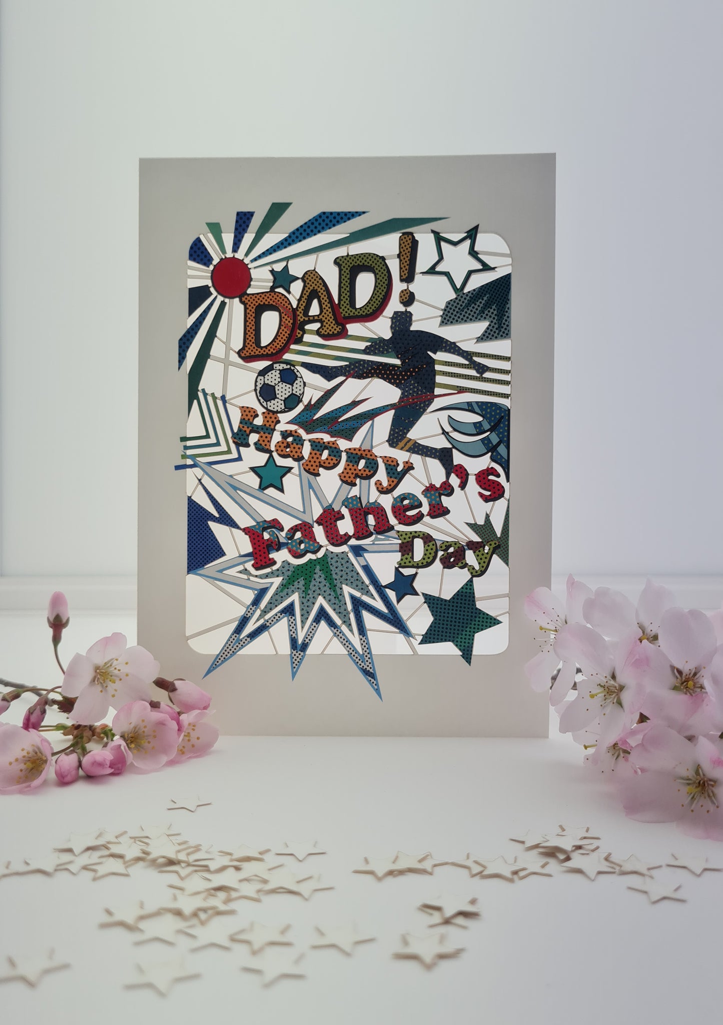 Football - ''Dad! Happy Father's Day'' - Fathers Day Card - PMF004