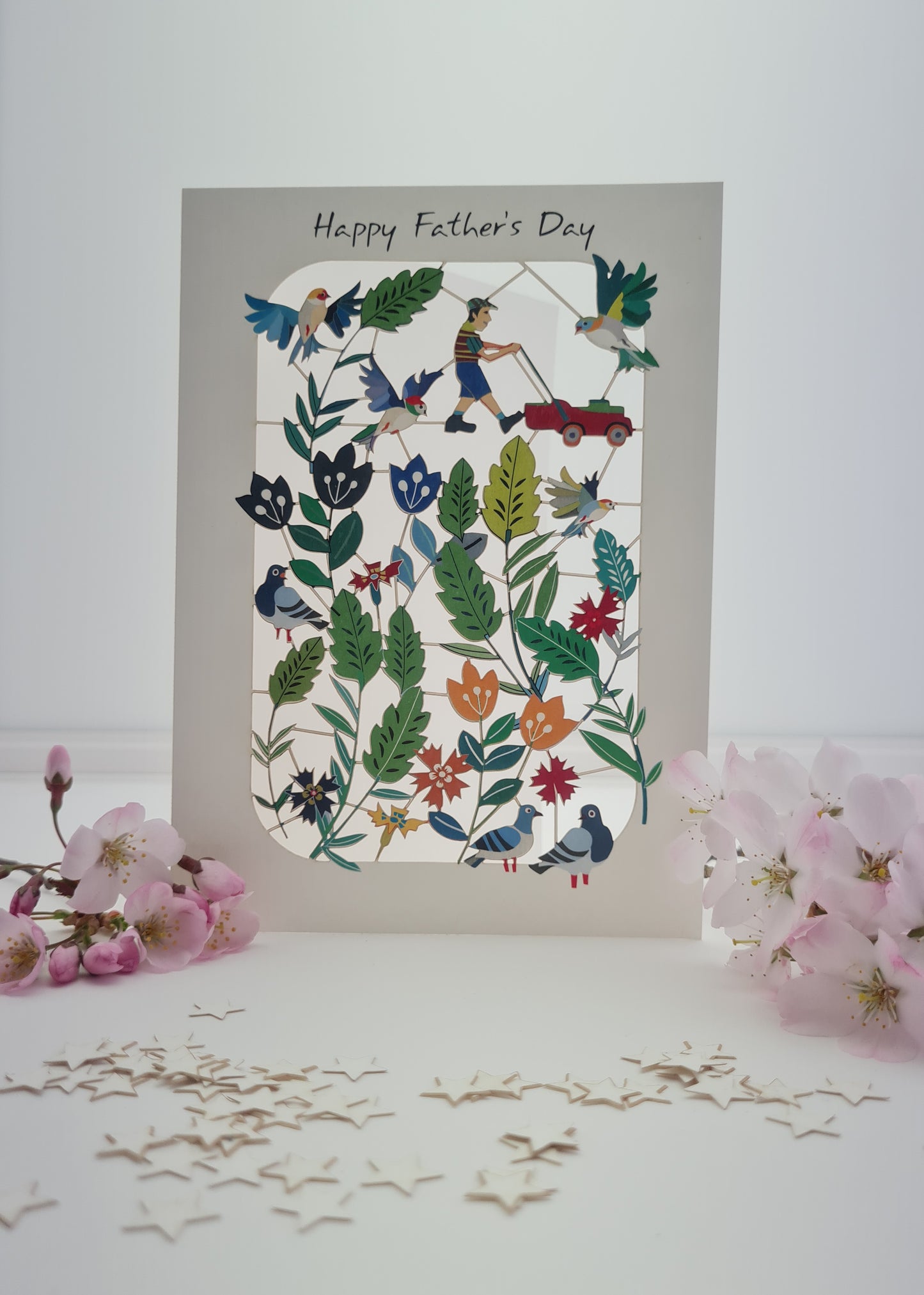 Man Gardening - ''Happy Father's Day'' - Fathers Day Card - PMF011