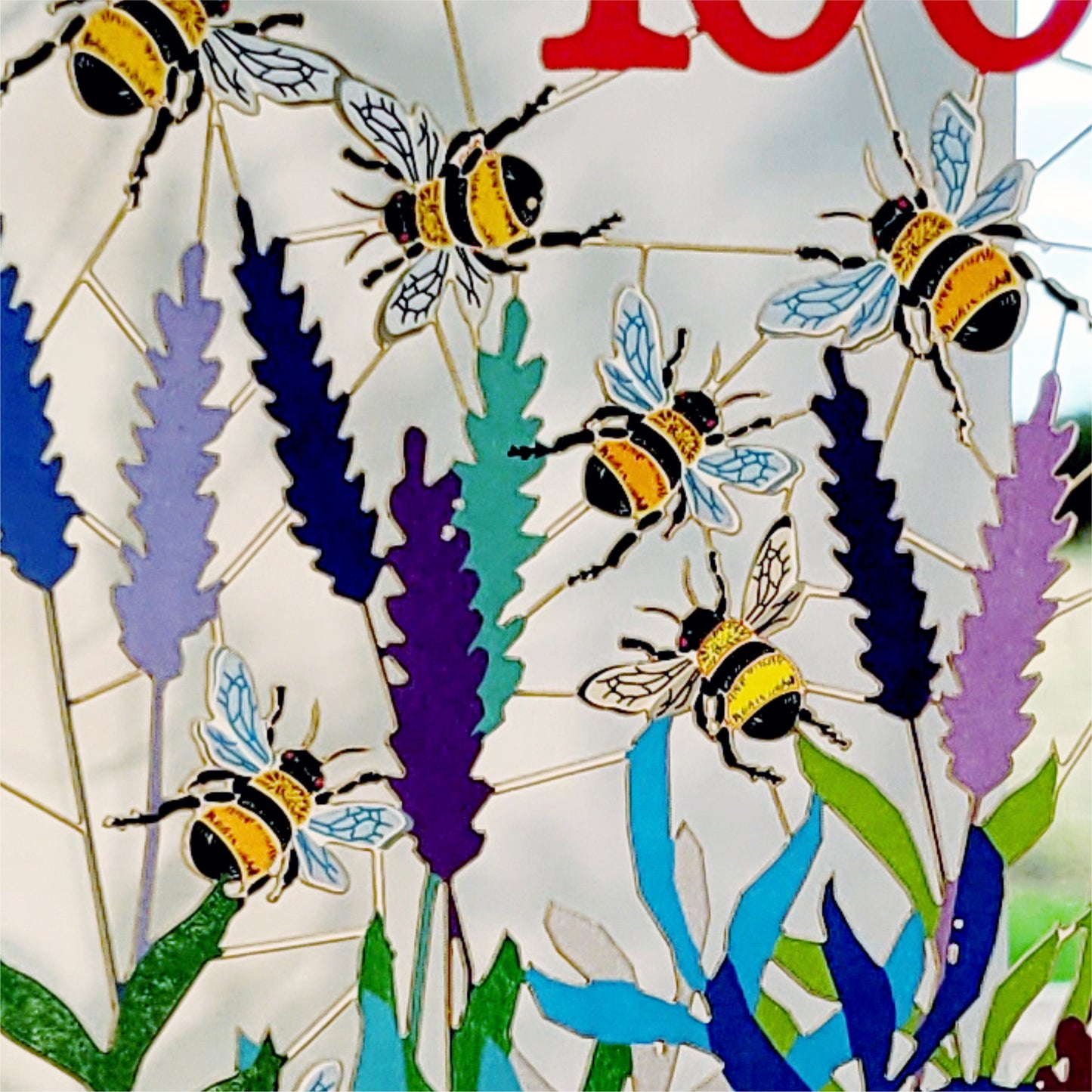 Age 100 Birthday Card, 100th Birthday Card, Bee Card - Be100