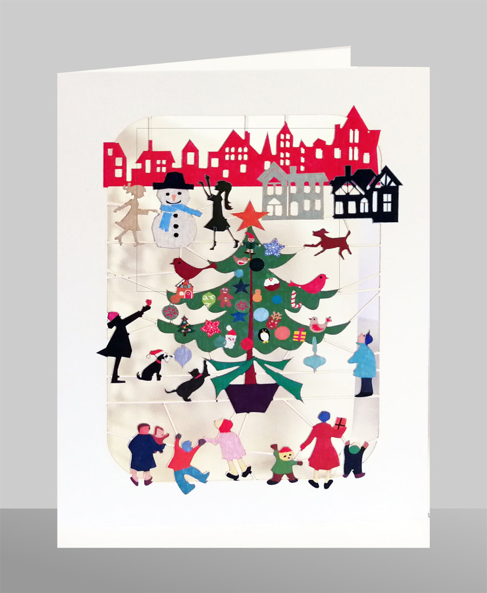 Christmas Village - Christmas Card - Blank - #XP-047