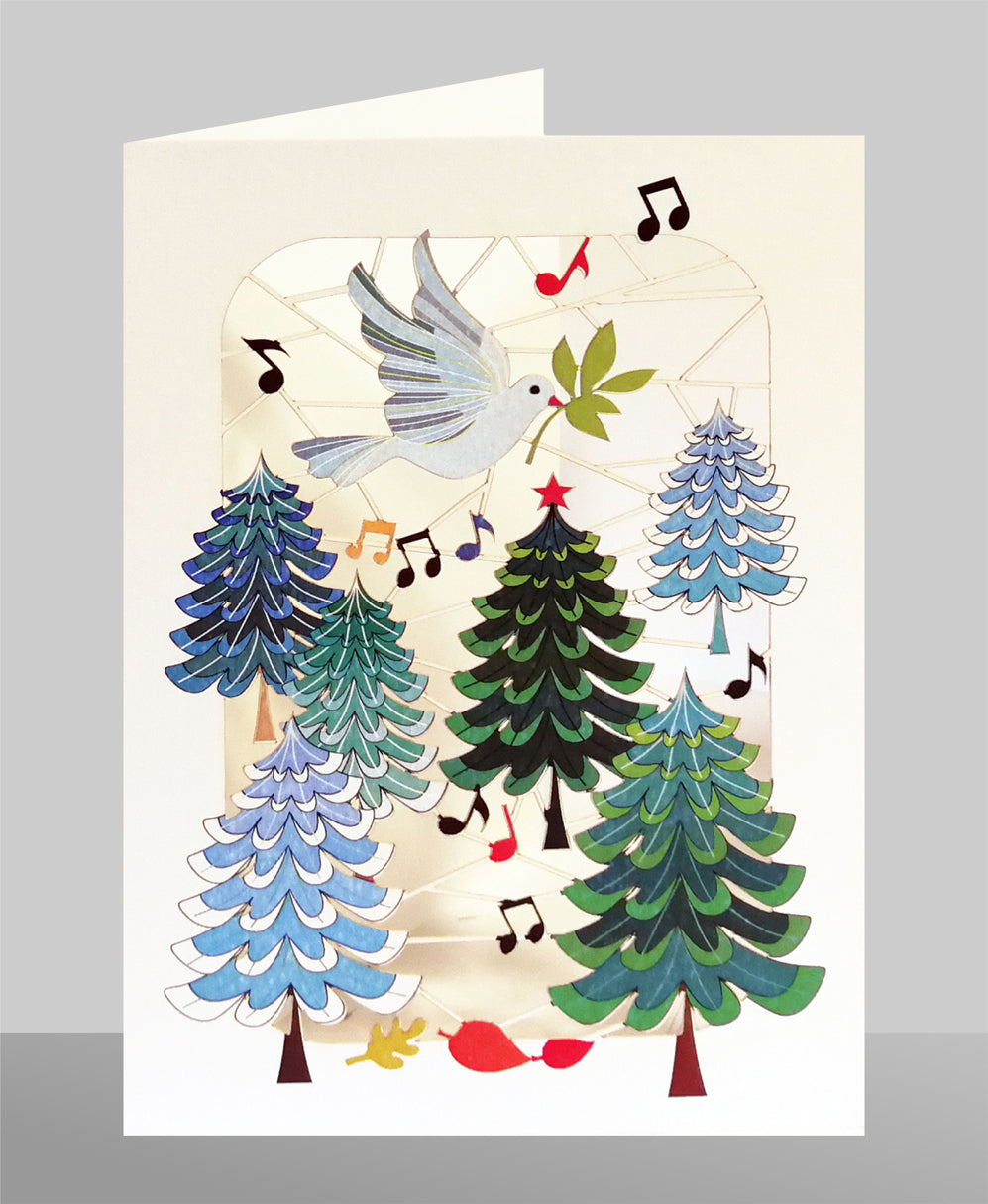 Christmas Dove - Christmas Card - Blank - #XP-054
