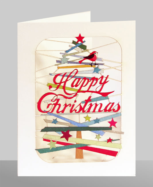 ''Happy Chirstmas'' - Christmas Card - Blank - #XP-055