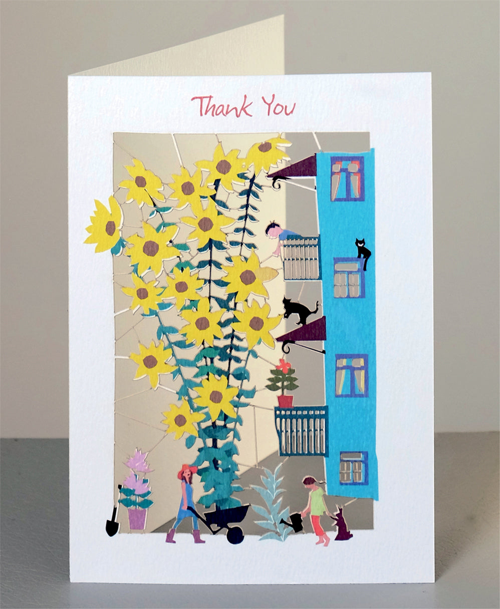 ''Thank You'' - Sunflowers - Thank You Card, #PM-122
