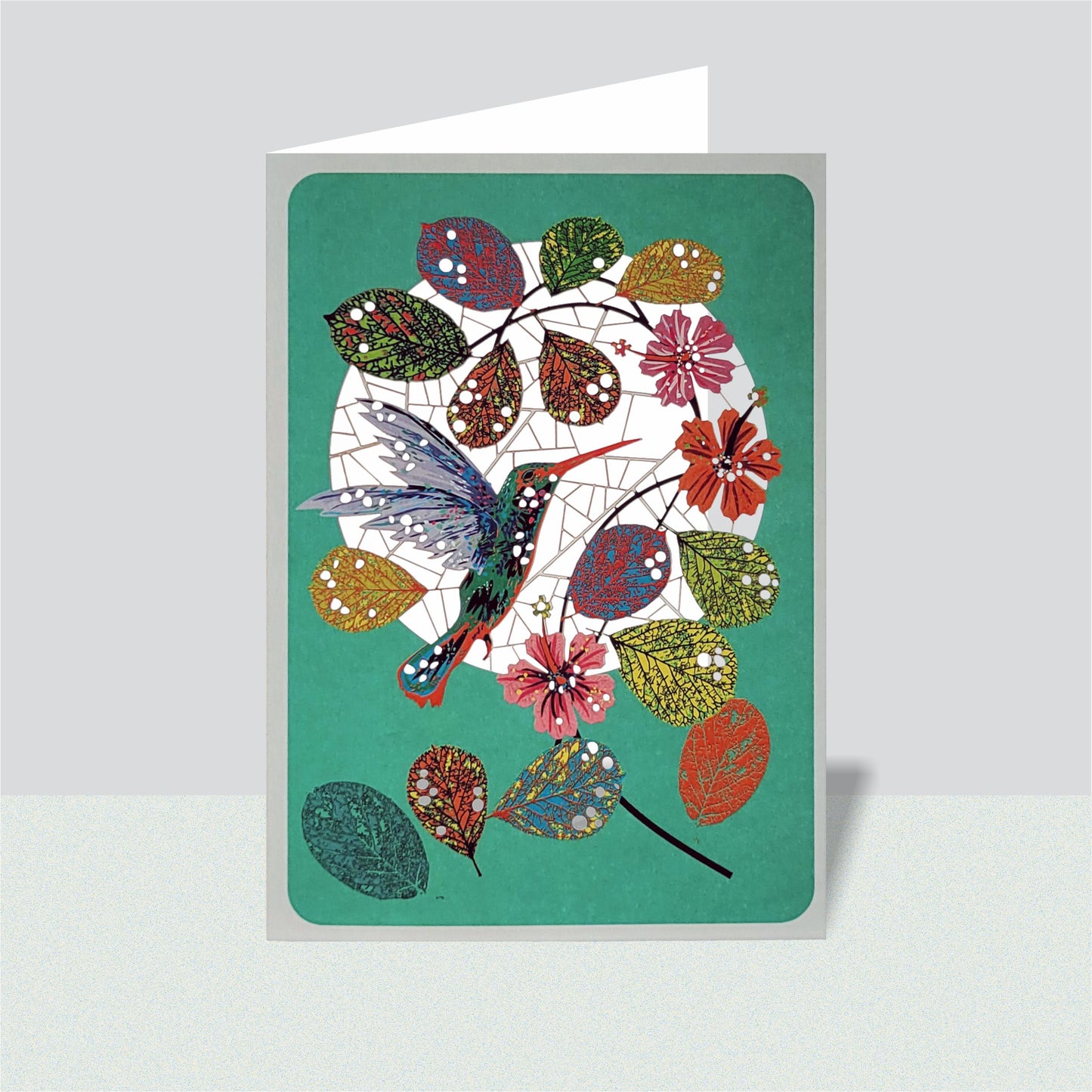 Hummingbird Greetings Card - Blank - Bird Card - PM174