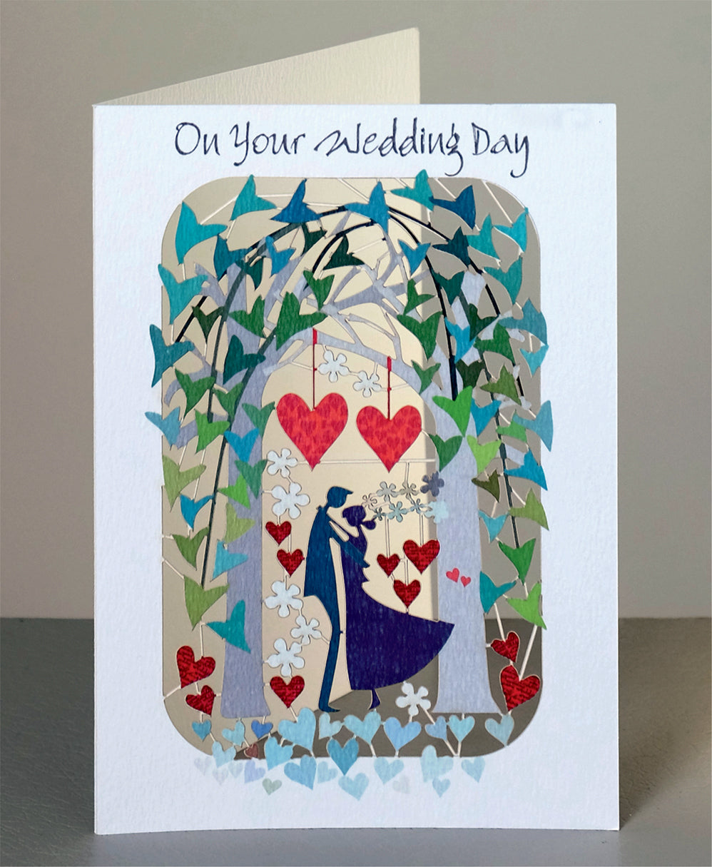 ''On Your Wedding Day'' Bride & Groom Card - Wedding Card #PM254