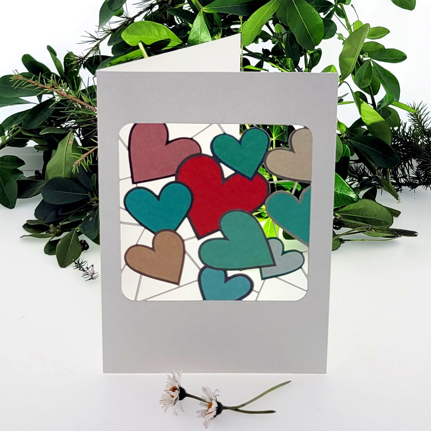 Collection of Heart - Blank - Love/Valentines Card - PM307