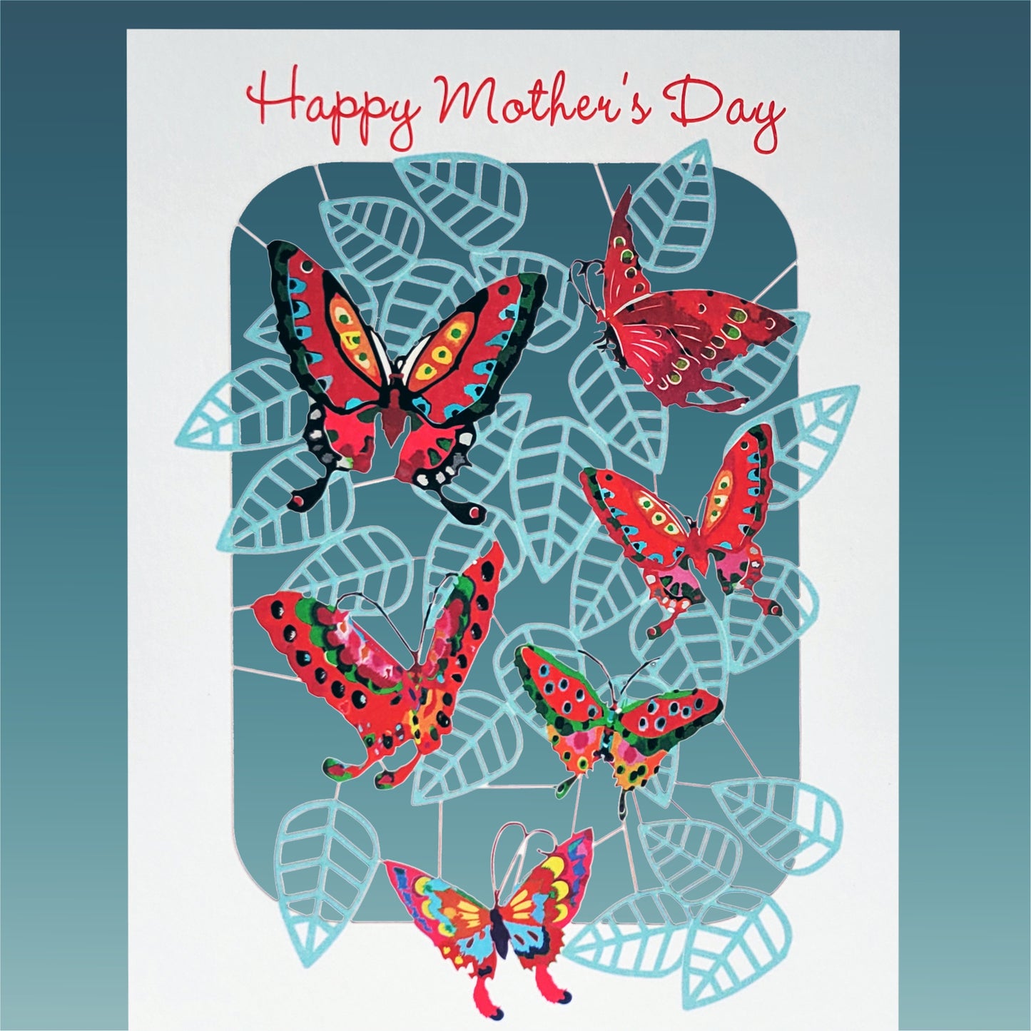 Butterflies - ''Happy Mother's Day'' - Mother's Day Card - PMM 018