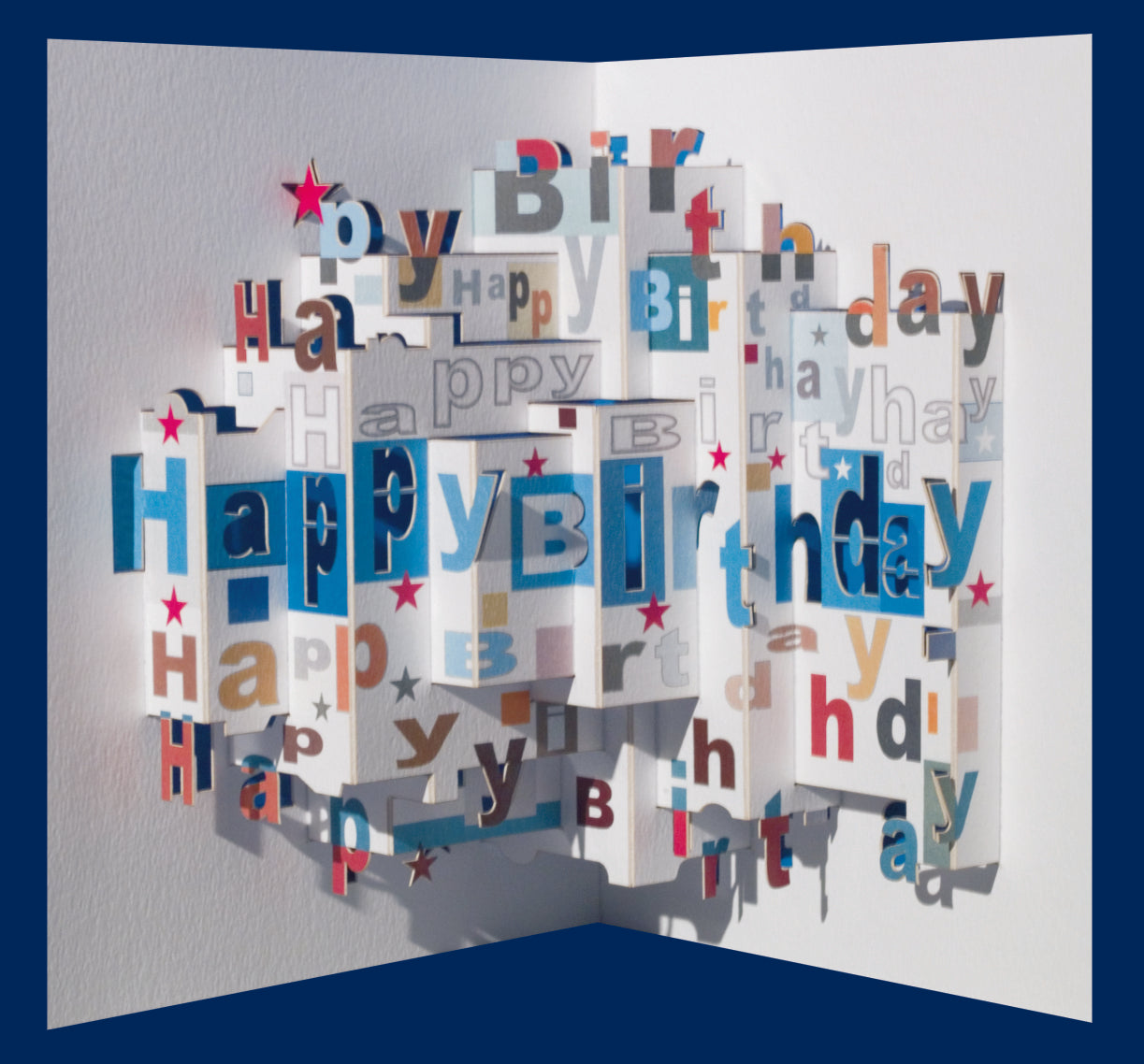 Pop Up ''Happy Birthday'' Card - 3d Card, Birthday Card, Pop Up Card. #POP-066